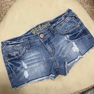 Wallflower juniors Jean short shorts 7